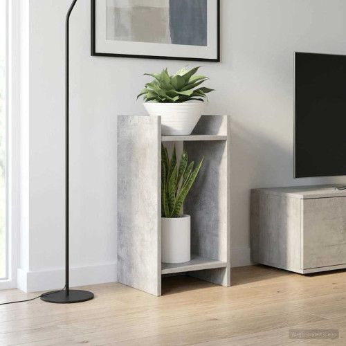 vidaXL Växtställ 2 st BetongGrå 30 x 30 x 60 cm Konstruerat trä