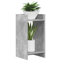 Produktbild för Växtställ 2 st BetongGrå 30 x 30 x 60 cm Konstruerat trä