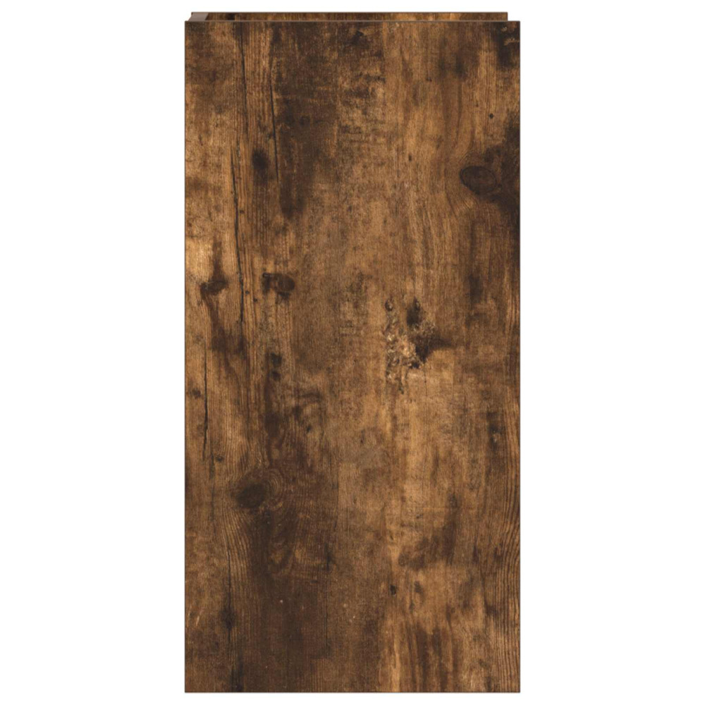 Produktbild för Växtställ Rökt Ek 30 x 30 x 60 cm Konstruerat trä
