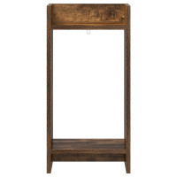 Produktbild för Växtställ 2 st Rökt Ek 30 x 30 x 60 cm Konstruerat trä