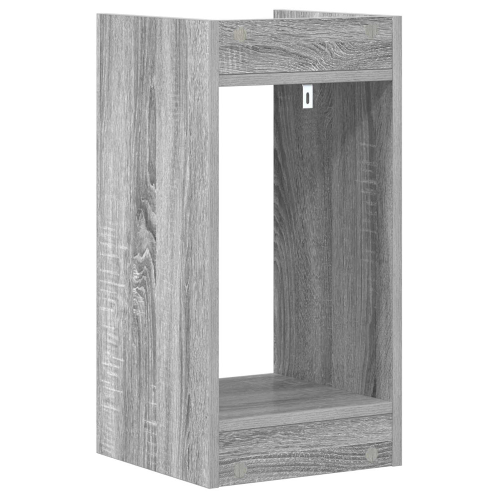 Produktbild för Växtställ 2 st Grå Sonoma 30 x 30 x 60 cm Konstruerat trä