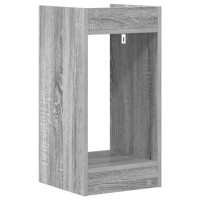Produktbild för Växtställ 2 st Grå Sonoma 30 x 30 x 60 cm Konstruerat trä