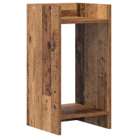 Produktbild för Växtställ Gammalt trä 30 x 30 x 60 cm Konstruerat trä