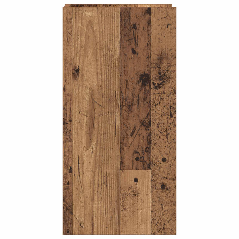 Produktbild för Växtställ Gammalt trä 30 x 30 x 60 cm Konstruerat trä