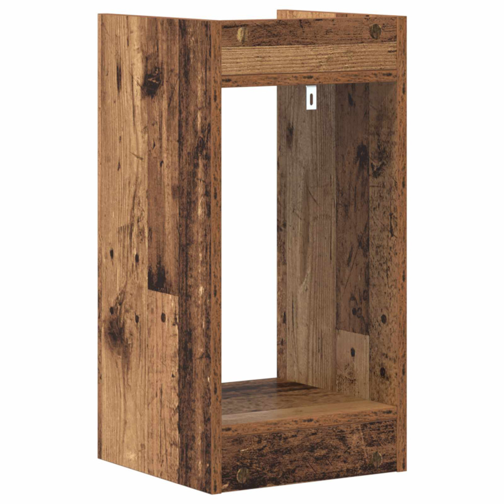 Produktbild för Växtställ Gammalt trä 30 x 30 x 60 cm Konstruerat trä