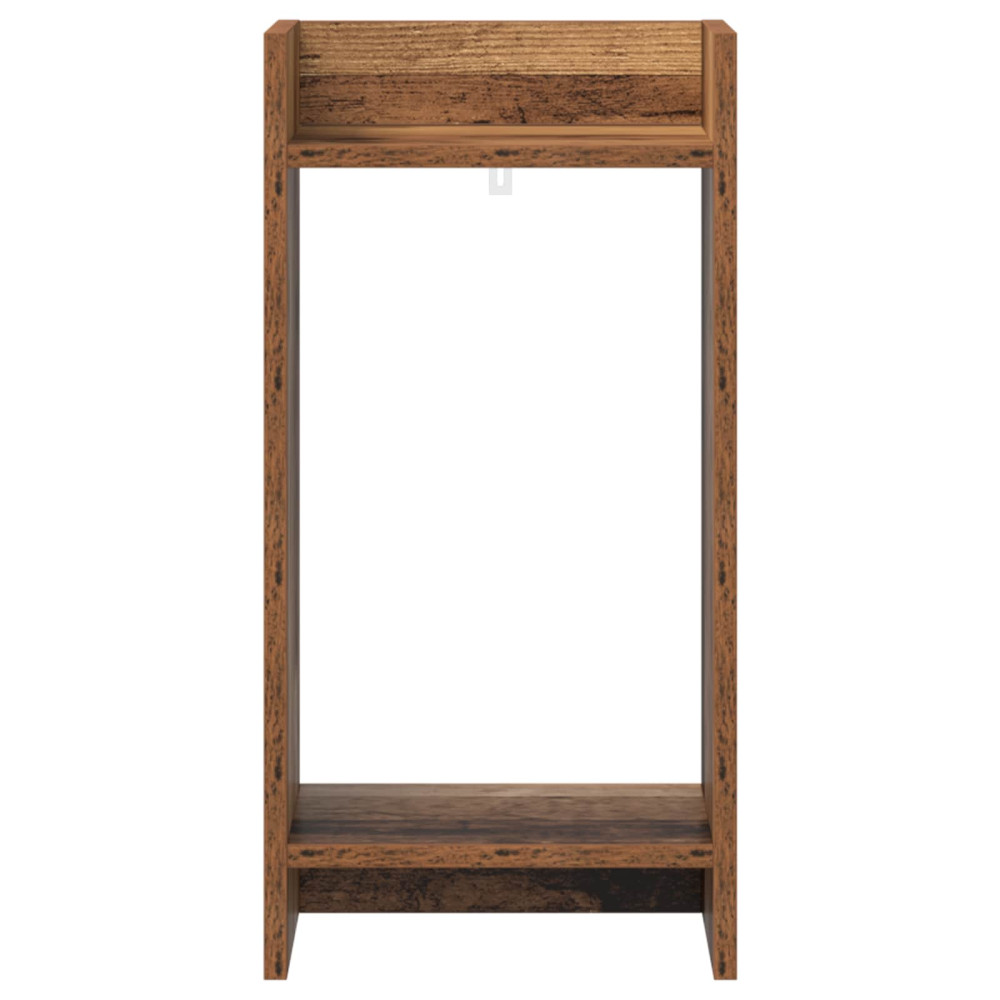 Produktbild för Växtställ 2 st Gammalt trä 30 x 30 x 60 cm Konstruerat trä