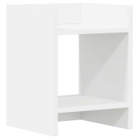 Produktbild för Växtställ Vit 30 x 30 x 40 cm Konstruerat trä
