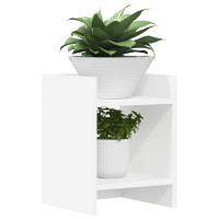Produktbild för Växtställ Vit 30 x 30 x 40 cm Konstruerat trä