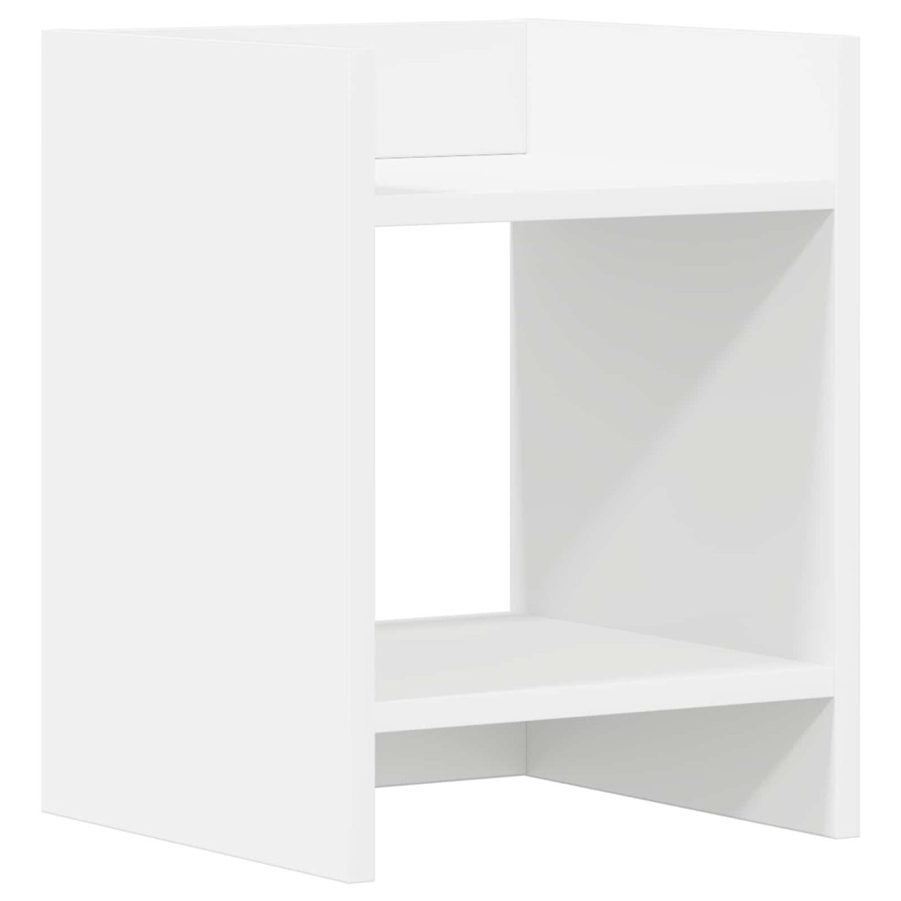 Produktbild för Växtställ 2 st Vit 30 x 30 x 40 cm Konstruerat trä