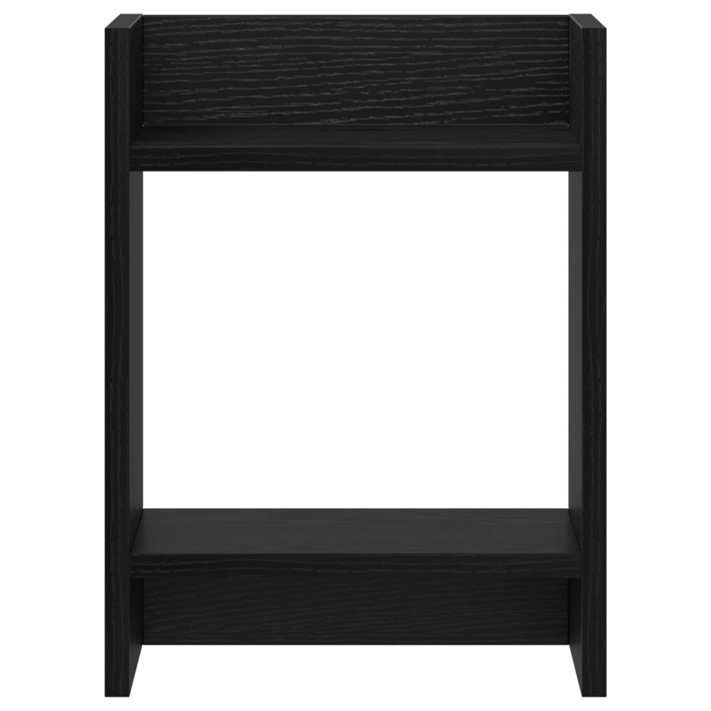 Produktbild för Växtställ 2 st Svart Ek 30 x 30 x 40 cm Konstruerat trä