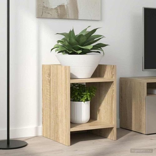 vidaXL Växtställ 2 st Sonoma-ek 30 x 30 x 40 cm Konstruerat trä