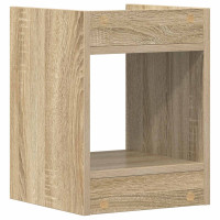Produktbild för Växtställ 2 st Sonoma-ek 30 x 30 x 40 cm Konstruerat trä