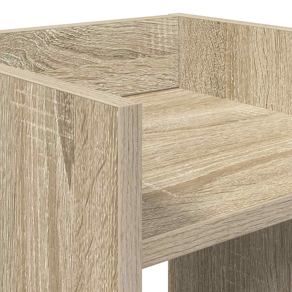 Produktbild för Växtställ 2 st Sonoma-ek 30 x 30 x 40 cm Konstruerat trä