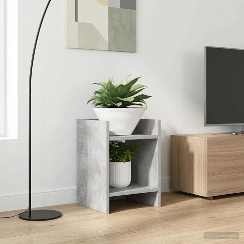 vidaXL Växtställ BetongGrå 30 x 30 x 40 cm Konstruerat trä