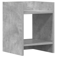 Produktbild för Växtställ BetongGrå 30 x 30 x 40 cm Konstruerat trä