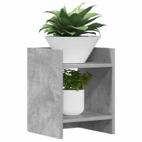 Produktbild för Växtställ BetongGrå 30 x 30 x 40 cm Konstruerat trä