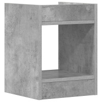 Produktbild för Växtställ BetongGrå 30 x 30 x 40 cm Konstruerat trä