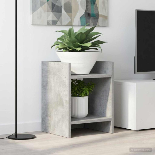 vidaXL Växtställ 2 st BetongGrå 30 x 30 x 40 cm Konstruerat trä