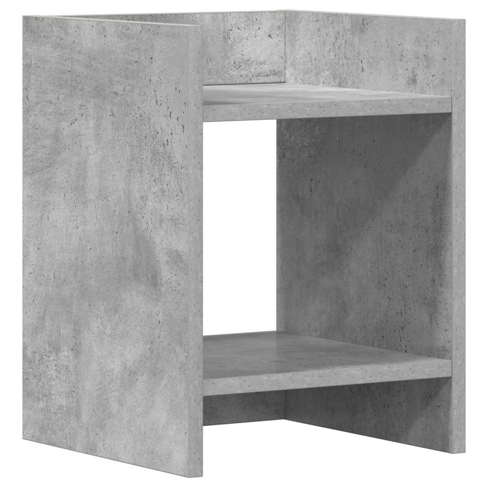 Produktbild för Växtställ 2 st BetongGrå 30 x 30 x 40 cm Konstruerat trä