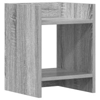 Produktbild för Växtställ 2 st Grå Sonoma 30 x 30 x 40 cm Konstruerat trä