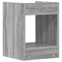 Produktbild för Växtställ 2 st Grå Sonoma 30 x 30 x 40 cm Konstruerat trä