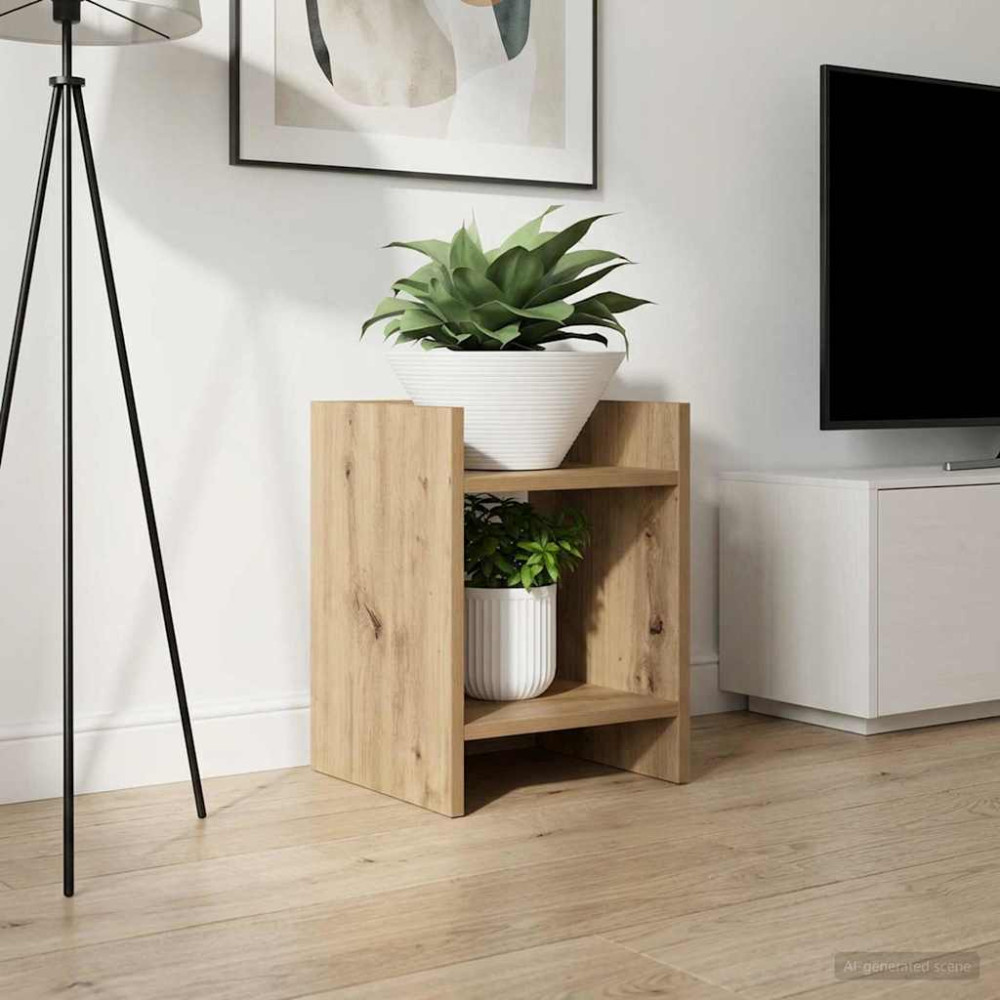Produktbild för Växtställ Artisan Ek 30 x 30 x 40 cm Konstruerat trä