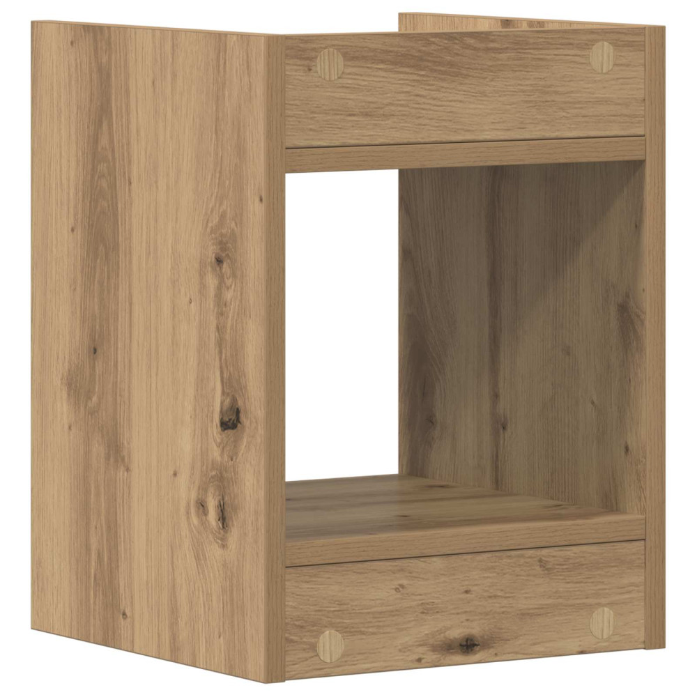 Produktbild för Växtställ Artisan Ek 30 x 30 x 40 cm Konstruerat trä