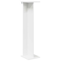 Produktbild för Växtställ 2 st Vit 25 x 25,5 x 100,5 cm Konstruerat trä