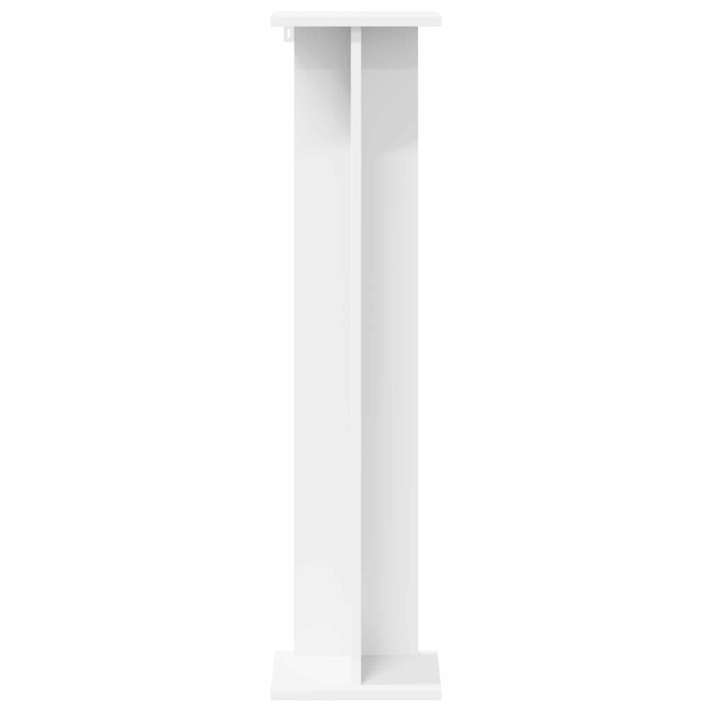 Produktbild för Växtställ 2 st Vit 25 x 25,5 x 100,5 cm Konstruerat trä