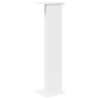 Produktbild för Växtställ 2 st Vit 25 x 25,5 x 100,5 cm Konstruerat trä
