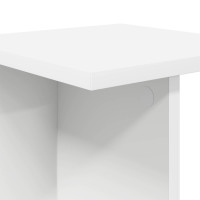 Produktbild för Växtställ 2 st Vit 25 x 25,5 x 100,5 cm Konstruerat trä