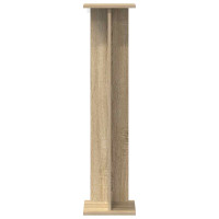 Produktbild för Växtställ Sonoma-ek 25 x 25,5 x 100,5 cm Konstruerat trä