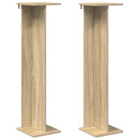 Produktbild för Växtställ 2 st Sonoma-ek 25 x 25,5 x 100,5 cm Konstruerat trä