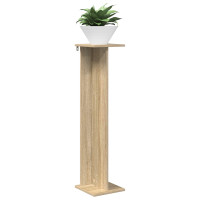 Produktbild för Växtställ 2 st Sonoma-ek 25 x 25,5 x 100,5 cm Konstruerat trä