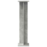 Produktbild för Växtställ BetongGrå 25 x 25,5 x 100,5 cm Konstruerat trä