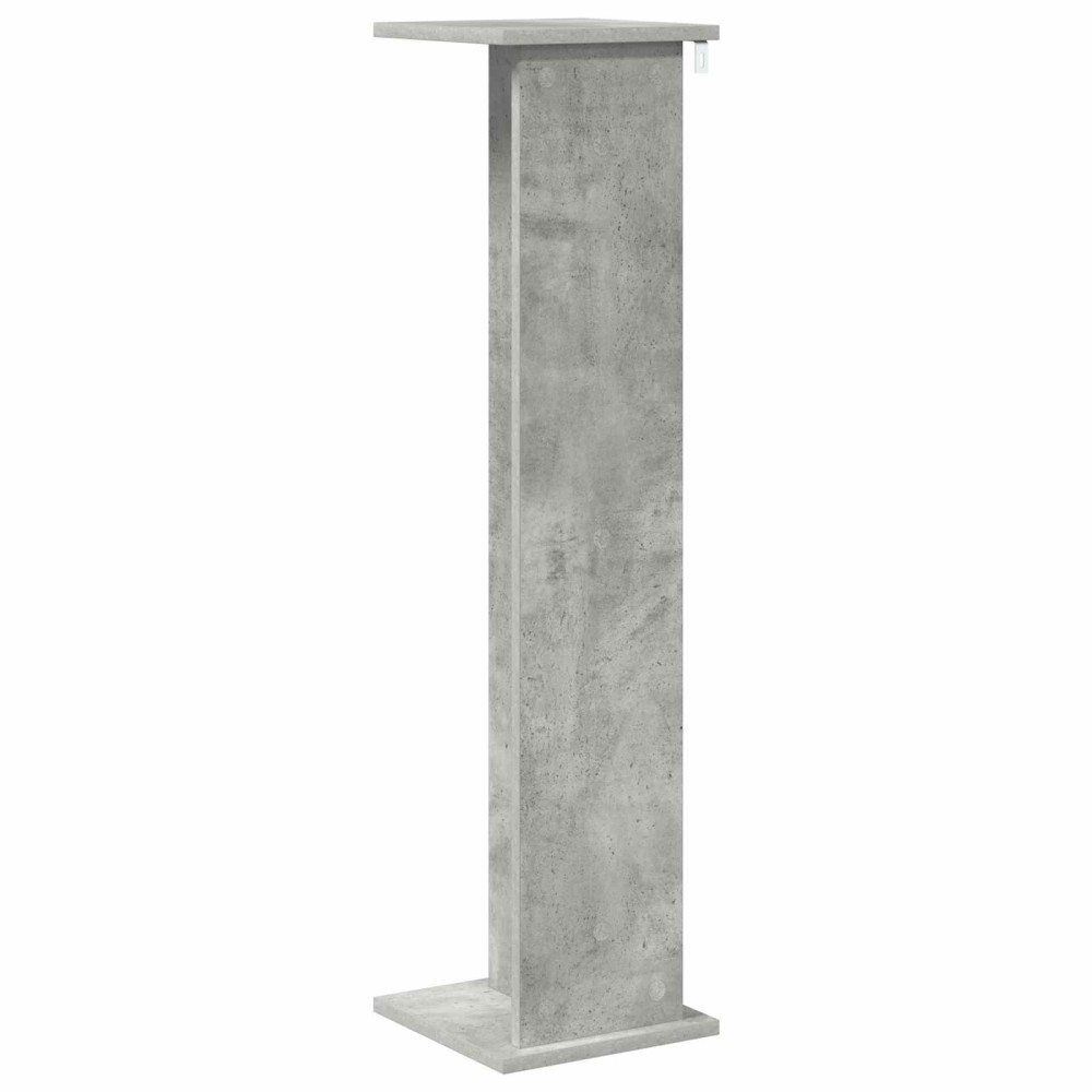 Produktbild för Växtställ BetongGrå 25 x 25,5 x 100,5 cm Konstruerat trä