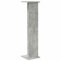 Produktbild för Växtställ BetongGrå 25 x 25,5 x 100,5 cm Konstruerat trä