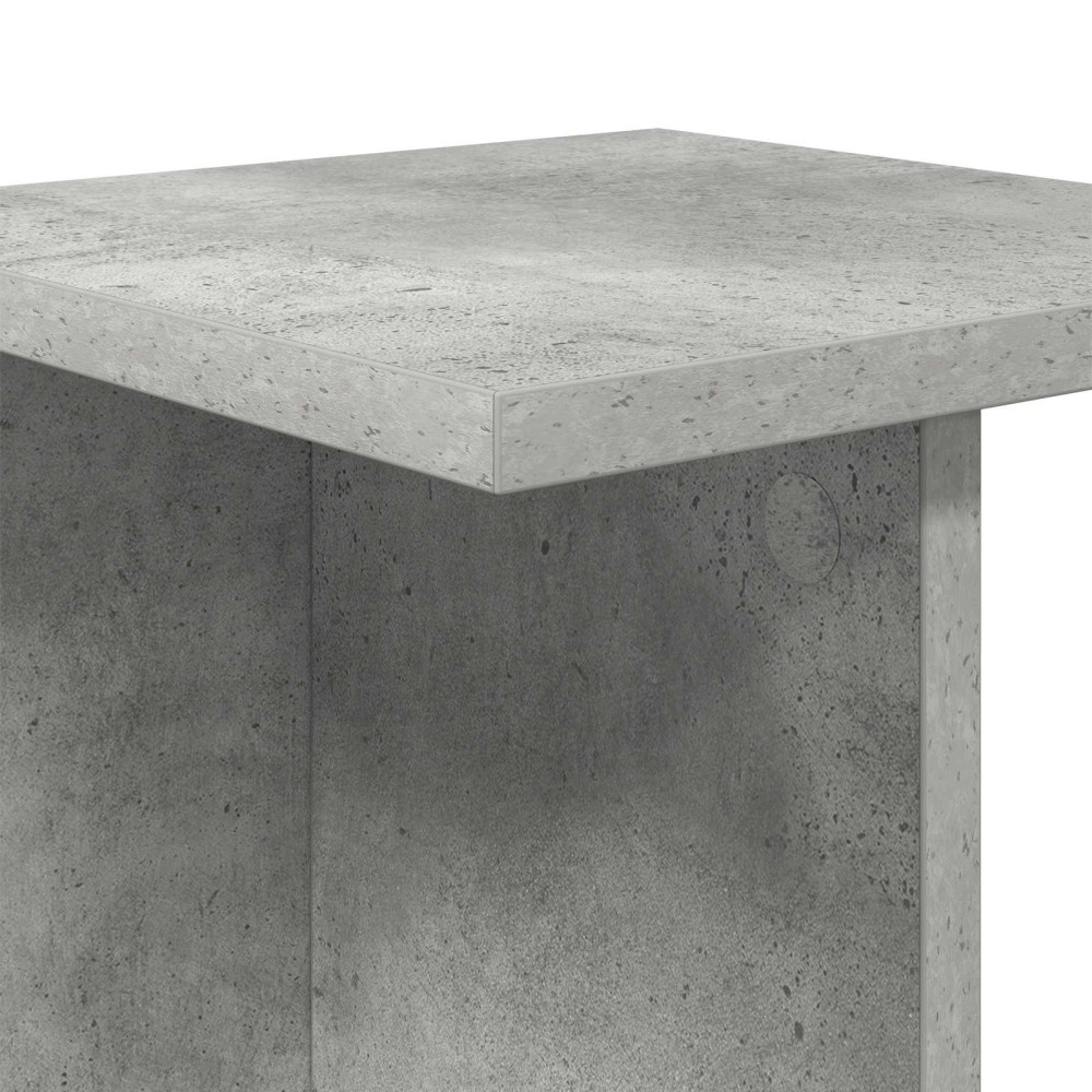 Produktbild för Växtställ BetongGrå 25 x 25,5 x 100,5 cm Konstruerat trä