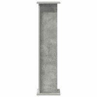 Produktbild för Växtställ 2 st BetongGrå 25 x 25,5 x 100,5 cm Konstruerat trä