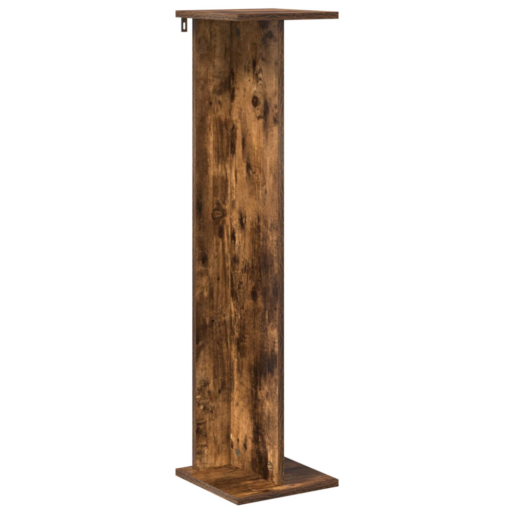 Produktbild för Växtställ Rökt Ek 25 x 25,5 x 100,5 cm Konstruerat trä