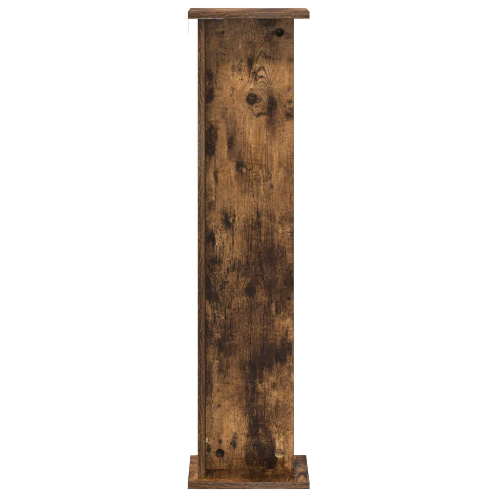 Produktbild för Växtställ Rökt Ek 25 x 25,5 x 100,5 cm Konstruerat trä