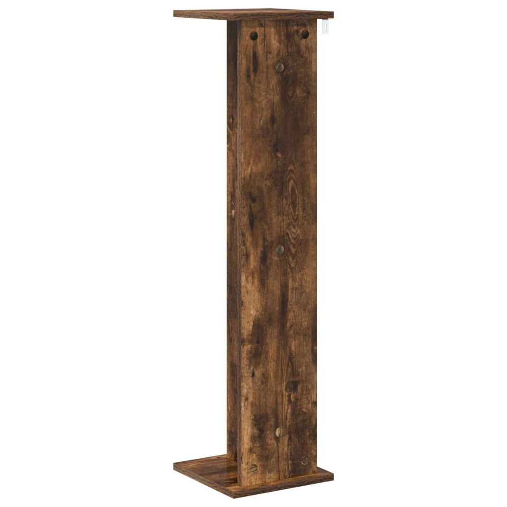 Produktbild för Växtställ Rökt Ek 25 x 25,5 x 100,5 cm Konstruerat trä