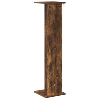 Produktbild för Växtställ Rökt Ek 25 x 25,5 x 100,5 cm Konstruerat trä