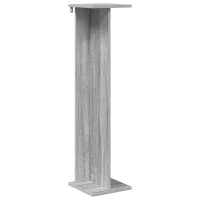 Produktbild för Växtställ Grå Sonoma 25 x 25,5 x 100,5 cm Konstruerat trä