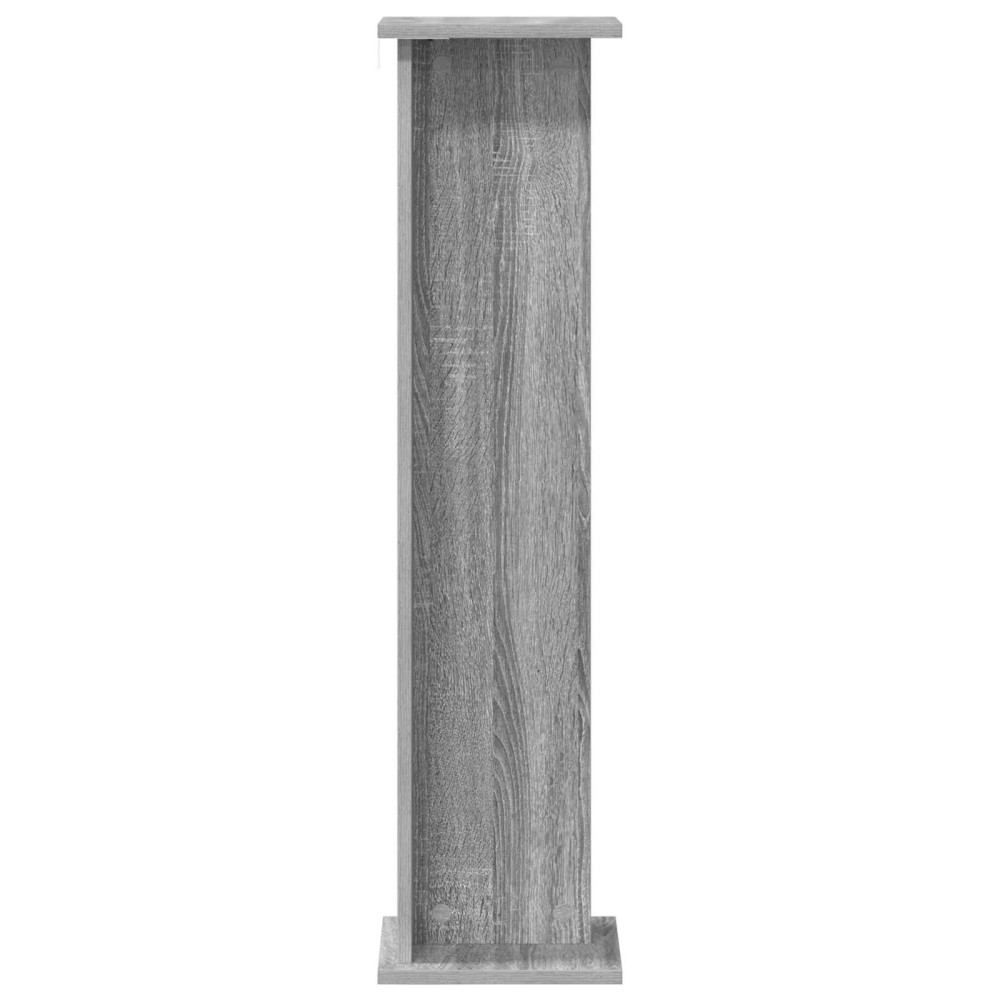 Produktbild för Växtställ Grå Sonoma 25 x 25,5 x 100,5 cm Konstruerat trä