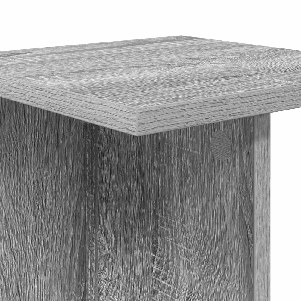 Produktbild för Växtställ Grå Sonoma 25 x 25,5 x 100,5 cm Konstruerat trä