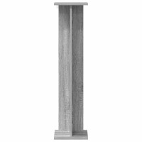 Produktbild för Växtställ 2 st Grå Sonoma 25 x 25,5 x 100,5 cm Konstruerat trä