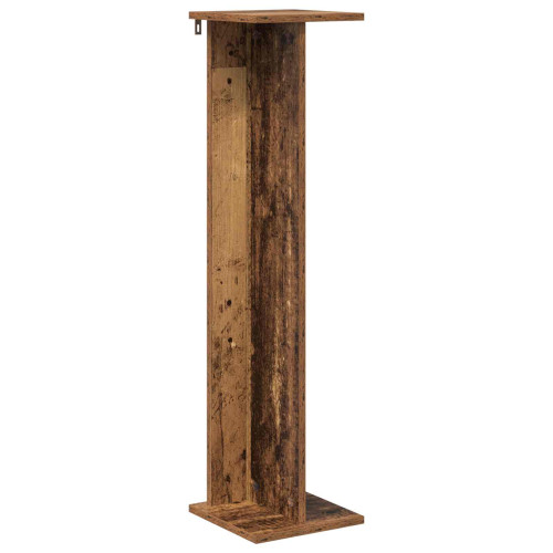 vidaXL Växtställ Gammalt trä 25 x 25,5 x 100,5 cm Konstruerat trä