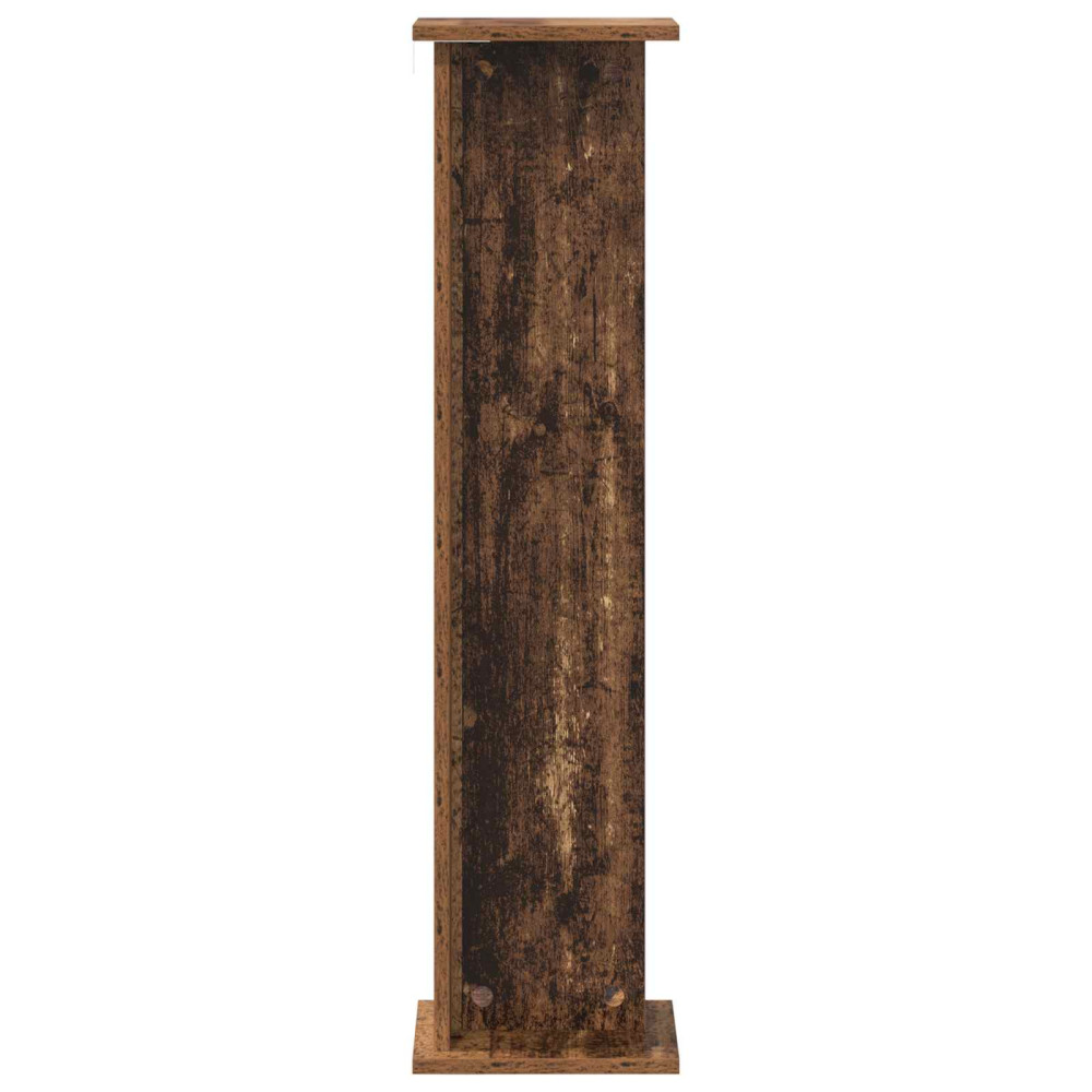 Produktbild för Växtställ Gammalt trä 25 x 25,5 x 100,5 cm Konstruerat trä