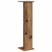 Produktbild för Växtställ Gammalt trä 25 x 25,5 x 100,5 cm Konstruerat trä
